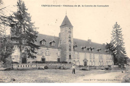 CROCQ - Château De M. Le Comte De Cornudet - Très Bon état - Crocq