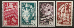 MAROC Colo:, **, N° YT 288 à 291, Série, TB - Unused Stamps