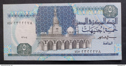 BANKNOTE EGYPT EGYPT 5 POUNDS 1993 UNCIRCULATED - Egypt