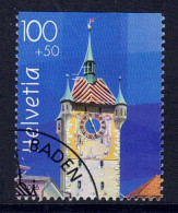 Suisse // 2006  // Tour De Baden, Découpé Oblitéré Du Bloc-feuillet NABA II Baden No. 94 - Used Stamps