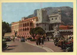 Monaco : Le Palais De S.A.S. Le Prince De Monaco Et Le Monument Commémoratif (animée) (voir Scan Recto/verso) - Palais Princier