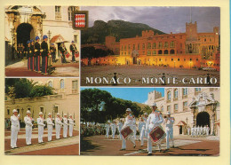 Monaco : Palais De Monaco / Multivues / Blason (animée) (voir Scan Recto/verso) - Prinselijk Paleis