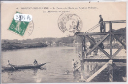 NOGENT-SUR-MARNE- LE PONTON DE L ECOLE DE NATATION MILITAIRE DES MONITEURS DE JOINVILLE - Nogent Sur Marne