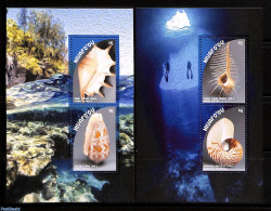 Niuafo'ou 2018 Shells 2 S/s, Mint NH, Nature - Shells & Crustaceans - Marine Life