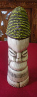 Art Tribal Godemichet Travaillé Africain Consolador De Hueso Labrado Arte Africano Long 17.5 Cm 281 G Diam Gland 5.1cm - Afrikaanse Kunst