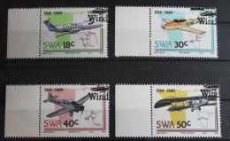 Südwestafrika 637-640 Gestempelt #FT107 - Namibia (1990- ...)