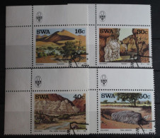 Südwestafrika 621-624 Gestempelt #FT101 - Namibia (1990- ...)