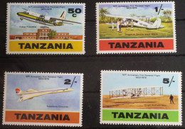 Tansania 117-120 Postfrisch Luftfahrt #FS367 - Tanzania (1964-...)
