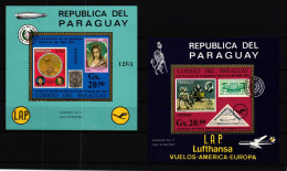 Paraguay Block 166 Und 167 Postfrisch Apollo #GY867 - Paraguay