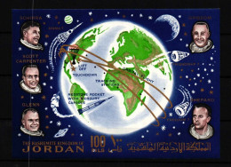 Jordanien Block 9 Postfrisch Raumfahrt #GY889 - Jordania