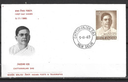 INDE. N°197 Sur Enveloppe 1er Jour (FDC) De 1962. Juriste. - FDC