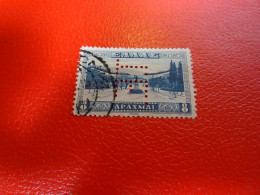 GRECE  1934 Perforé - Used Stamps