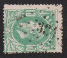 N°30 N°334 SILLY  OBL A POINT - 1869-1883 Leopold II