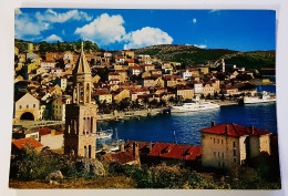 Ex-Yugoslavia-Vintage Photo Postcard-Croatia-Hrvatska-HVAR-1974-used With Stamp-#9 - Joegoslavië