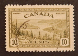 CANADA YT 220 OBLITÉRÉ  "LAC DU GRAND OURS" ANNÉE 1946 - Gebraucht