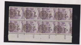 HUNGARY ROMANIA  1919 15 Bani Bloc Of 8 Shifted Ovpt MNH - Unused Stamps