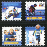 Réf 77 < SUEDE Année 2003 < Yvert N° 2313 - 2316 Ø Used < Sport JO Handisport - SWEDEN - Used Stamps