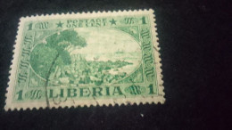 LİBERYA-1920-30-    1   C      DAMGALI - Liberia