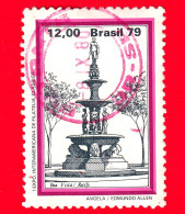 BRASILE - Usato - 1979 - Fontana Boa Vista A Recife/PE Di Antonio Moreira Ratto - Mostre Filateliche - 12 - Oblitérés