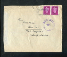 "NIEDERLANDE" Brief Mit "ZENSUR" (Oesterreichische Zensurstelle) Nach Wien (A1019) - Cartas & Documentos