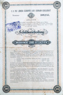 Vienne 1884: 4 % Anleihe Der K. K. Priv. Lemberg Czernowitz Jassy Eisenbahn-Gesellschaft 300 Gulden - Chemin De Fer & Tramway