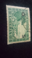 LİBERYA-1920-30-    1   C      DAMGALI - Liberia