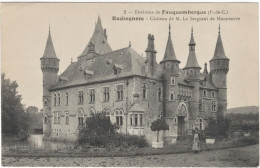CPA.-1918.- FAUQUEMBERGUE RADINGHEM Château De Monnecove .- N° 2.- Edit.: Jennequin-Briche .- Imp.: Catala Frères Paris - Fauquembergues