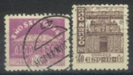 SPAIN,  1944 - ST. JAMES CASKET & EAST PORTAL OF CATHEDRALSTAMPS SET OF 2, # 730/31,USED. - Used Stamps
