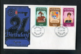 "NEVIS" 1982, Mi. 71-73 FDC (A1024) - St.Kitts-et-Nevis ( 1983-...)