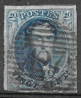 OBP11 Met 4 Randen En Gebuur, Met Balkstempel P127 Vise (zie Scans) - 1858-1862 Médaillons (9/12)