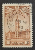 CANADA YT 213 OBLITÉRÉ "LE PARLEMENT" ANNÉES 1943/1948 - Gebraucht