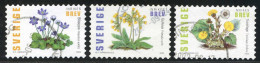 Réf 77 < SUEDE Année 2003 < Yvert N° 2325 à 2327  Ø Used < Fleurs Flore - SWEDEN - Usados