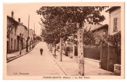 Pierre-Bénite - La Rue Neuve - édit. Thimonier  + Verso - Pierre Benite
