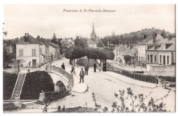 Panorama De Saint-Pierre-les-Nemours - édit. Lavoigneau  + Verso - Saint Pierre Les Nemours