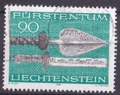 # Liechtenstein Marke Von 1980 O/used (A5-4) - Oblitérés