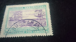 LİBERYA-1920-30-    10   C      DAMGALI - Liberia