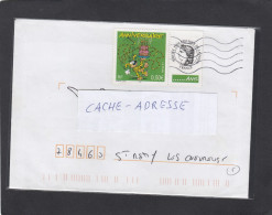 LETTRE AVEC TIMBRE "MARSUPILAMI" AVEC VIGNETTE (Y+T 3569 A). - Storia Postale