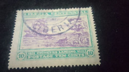 LİBERYA-1920-30-    10   C      DAMGALI - Liberia