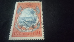 LİBERYA-1920-30-    10   C      DAMGALI - Liberia