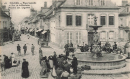 Fismes * Place Lamotte Et Rue De La Huchette , Marché Aux Légumes * Villageois - Fismes