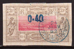 Costa Dei Somali 1902 Y.T.25 O/Used VF/F - Oblitérés