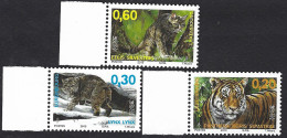 Luxembourg, Lussemburgo 2013; Linx Linx (feline) + Panthera Tigris (feline) + Felis Silvestris (cat) - Felinos