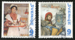 Réf 77 < SUEDE Année 2003 < Yvert N° 2357 à 2358  Ø Used < Noel - SWEDEN - Used Stamps