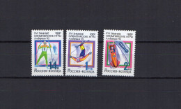 Russia 1992 Olympic Games Albertville Set Of 3 MNH - Hiver 1992: Albertville