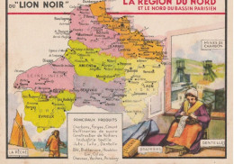 Région Du NORD  ( Le Lion Noir ) - Maps