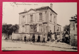 91 - VILLENEUVE-LA-DOMDEGRE  L'ECOLE - Villeneuve-la-Dondagre