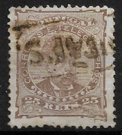 PORTUGAL 1882-84 D. LUIS I 25R P:12.5 USED CARIMBO (NP#94-P21-L1) - Used Stamps