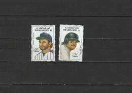 St. Vincent 1992 Olympic Games Barcelona, Baseball Set Of 2 MNH - Ete 1992: Barcelone