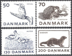 DINAMARCA 1975 - DENMARK - FAUNA - YVERT 608/611** - Nuevos