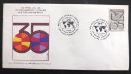 UNITED NATIONS, Uncirculated FDC « 35 TH ANNIVERSARY OF UNITED NATIONS », 1980 - VN